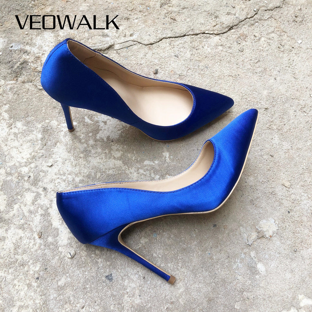 Veowalk Royal Blue donna tacch - Slip Dress Satin recensione e prezzo